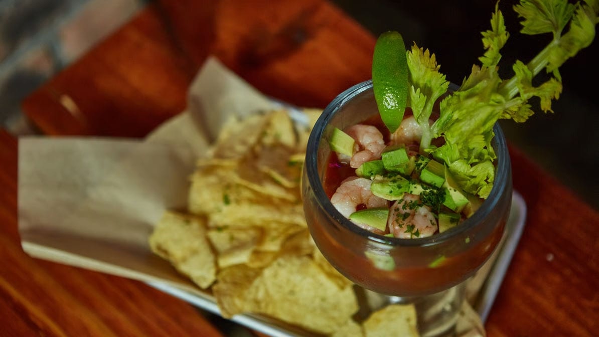 Mexican Shrimp Cocktail.